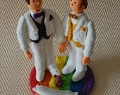 Gay couple cake topper DEPOSIT - for user J.L.