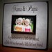 Personalized Grandparents Picture Frame, Nana, Papa, Grandma, Grandpa, Grandmother, Grandfather, Mother's Day