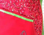 Cherries Jubilee Half Apron