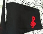 Music Note Half Apron