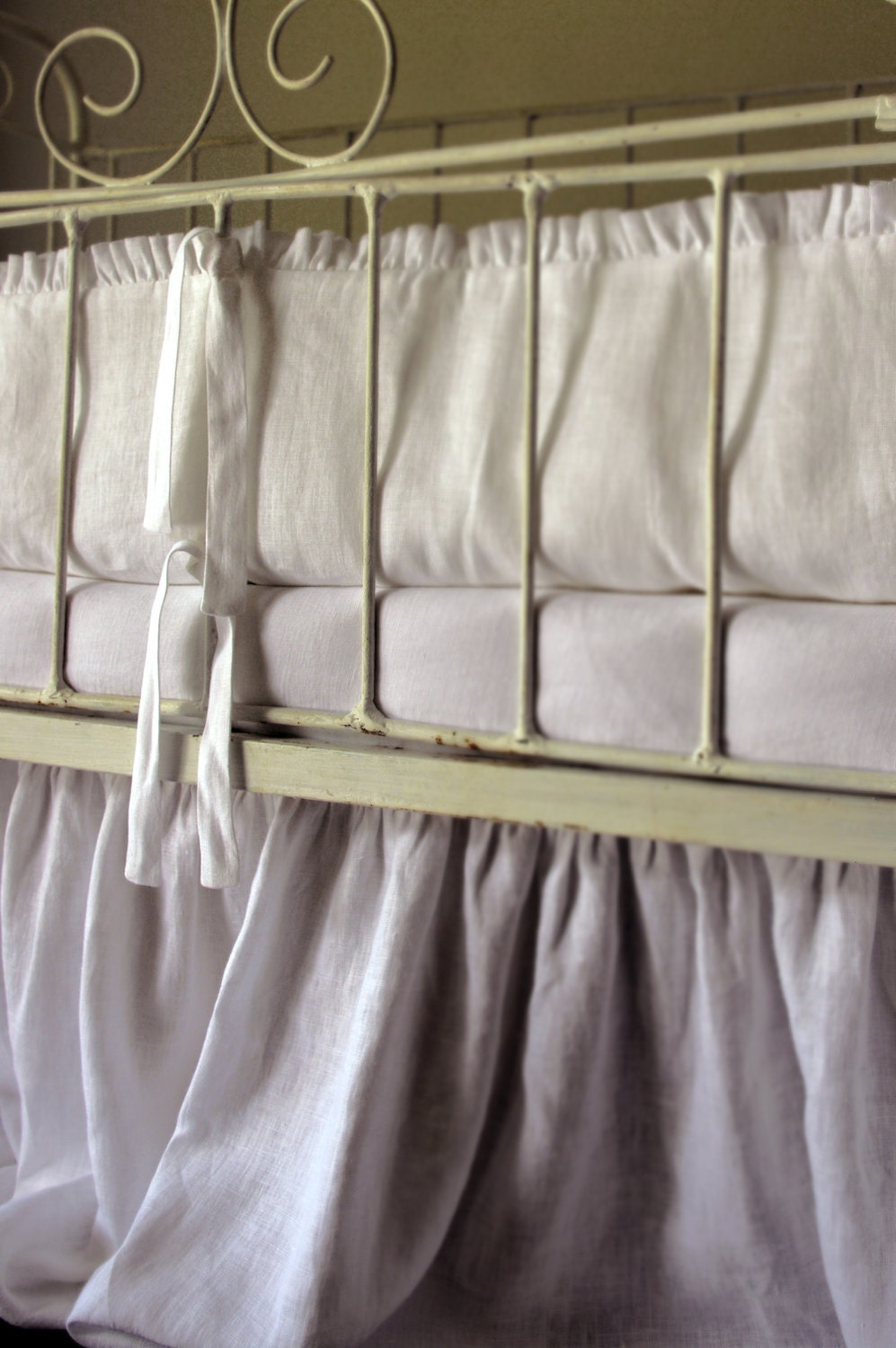 Custom Nursery Crib set (bumper, skirt and fitted sheet) by Lovely Home Idea