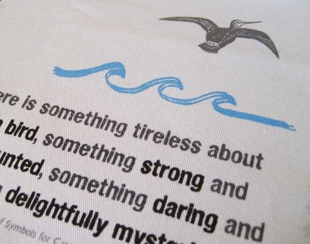 Prayer Flag, The Sea Bird, strong, never daunted, daring, delightfully mysterious
