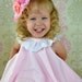 Summer Fashion Custom Dress & Ruffled Bloomers Ballet Pink and white 2 piece 2T 3T 4T