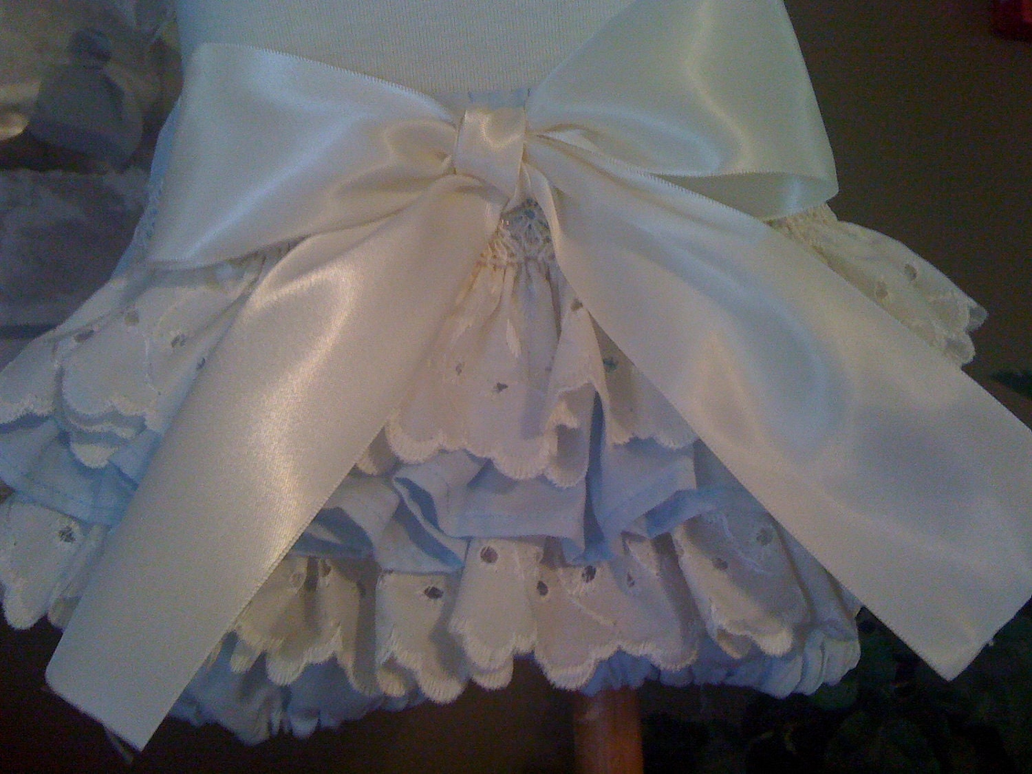 Girls babies Ruffled bloomers Baby Blue Custom Toddlers Vanilla Sky Custom 0-3 mos,3-6 mo, 6-9mo , 9-12 mo,18 mo 24 mo