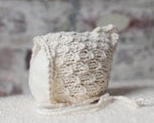 Elfkin Pixie Newborn Baby Hat - Almond