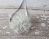 Wispy  Flower Headband - Creamy White