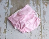 Precious Pure Cotton Diaper Cover - Pink with White Dots