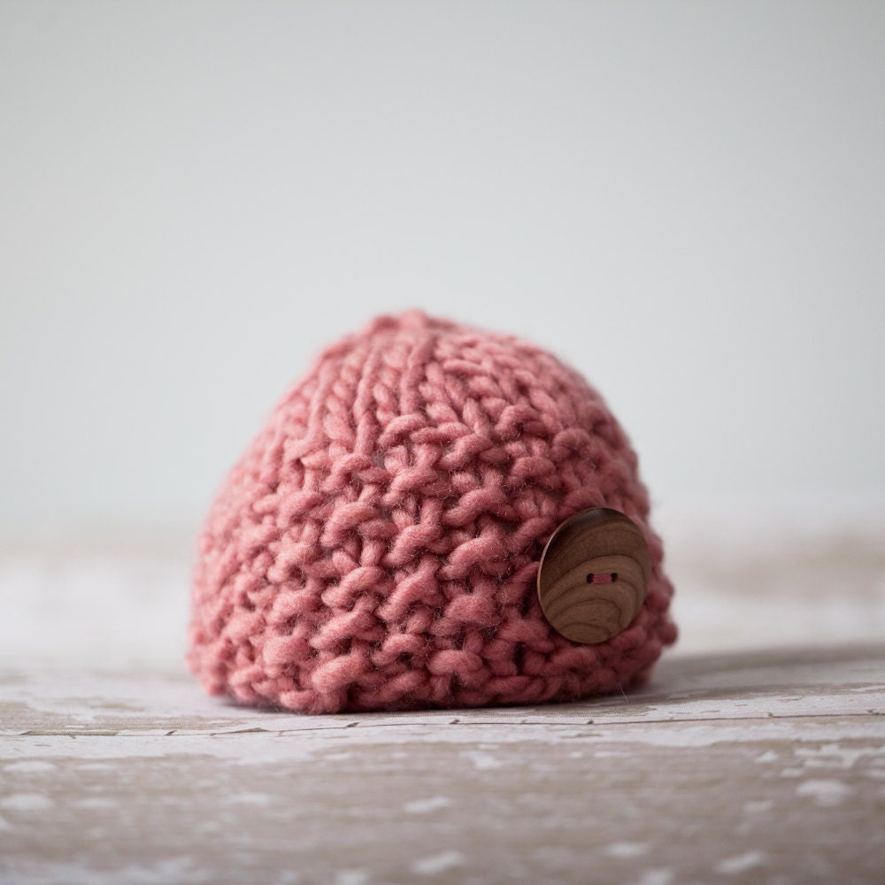 New Color-Peony- Simple Button Hat