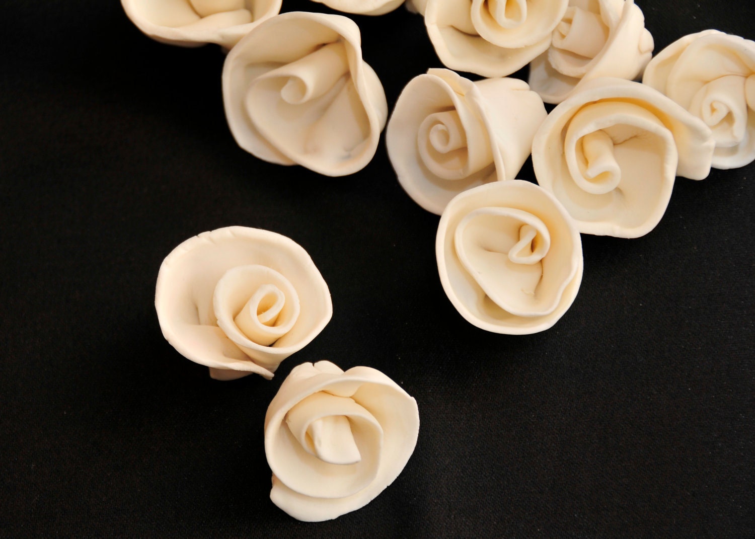 rolled roses