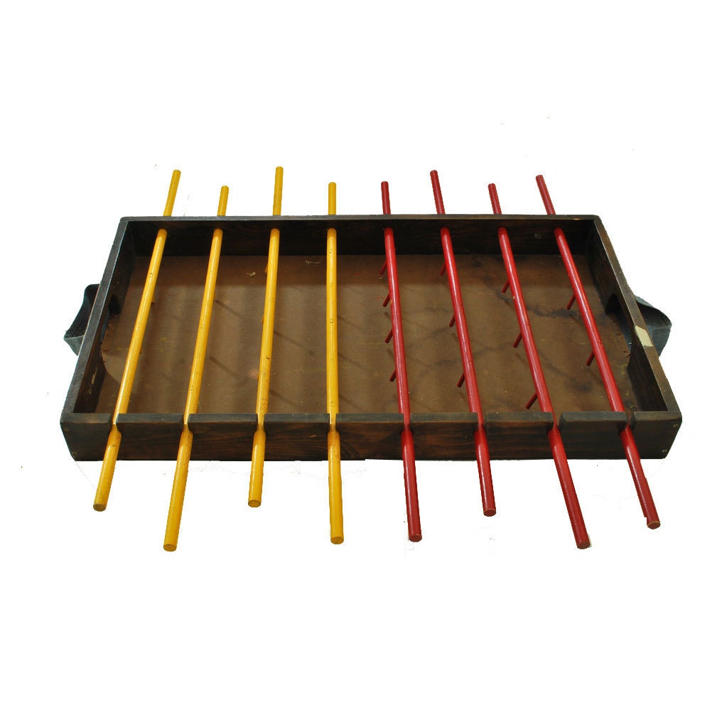 Handmade Foosball Table / Folk Art Game Table