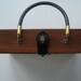 Enid Collins 1960s Wooden Box Bag Wise Guys Collectible