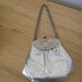 Vintage 1960s Mardane Silver Foil Evening handbag Sassy