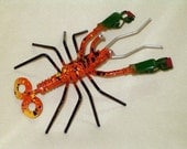 Crawfish welded from recycled metal