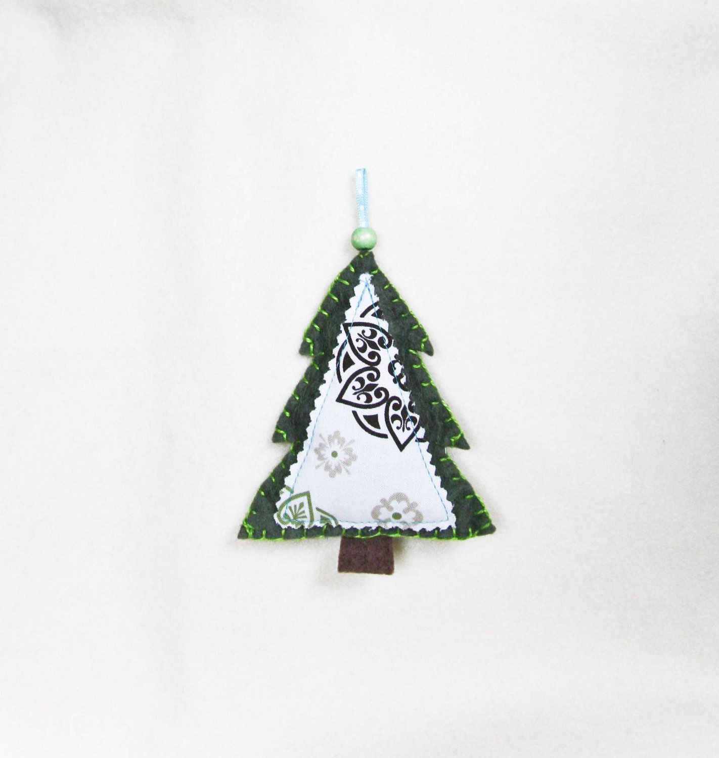 Christmas Felt Ornament , Handmade Holiday Tree Decoration Il_570xn