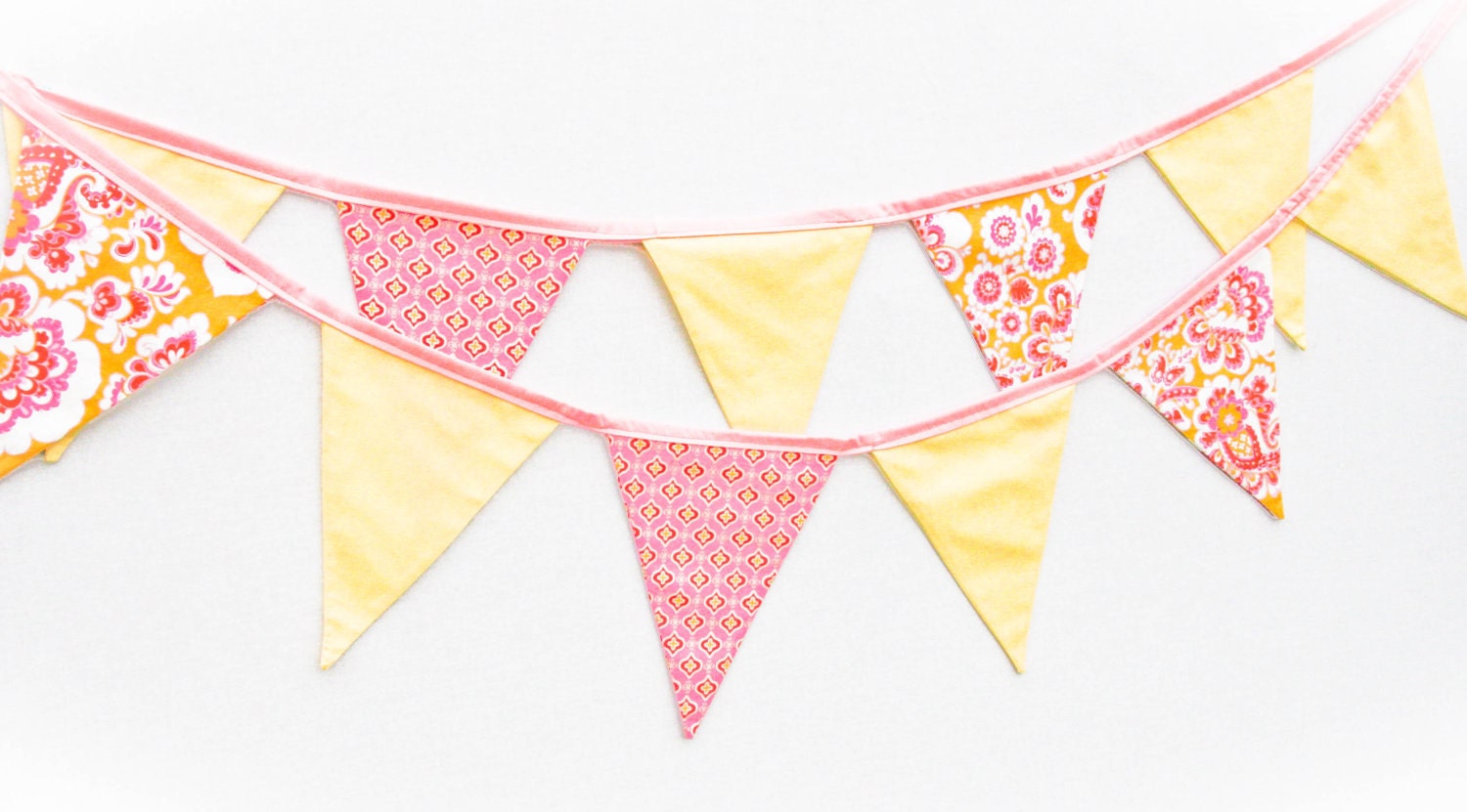 Lemonade Stand Banner, Birthday Party Bunting, Summer Flags, Pink Yellow Photo Prop