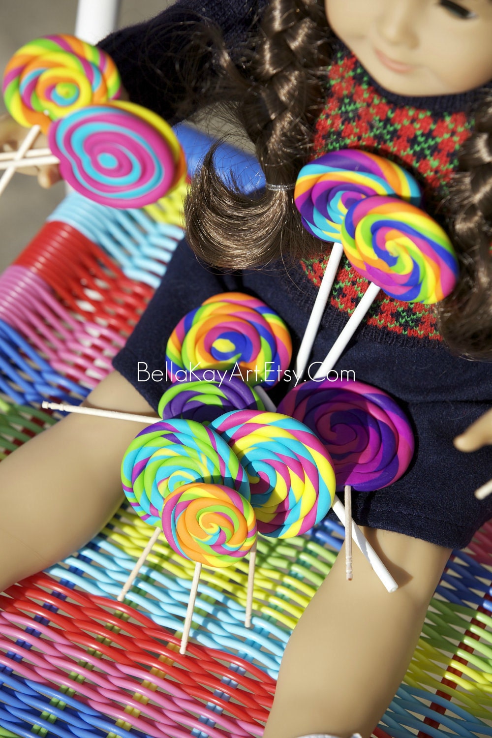 Candy Shoppe for American Girl Doll / Faux CandyLollipops