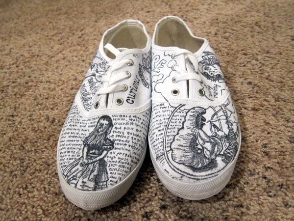 Artsy Urban Outfitters Custom Shoes
