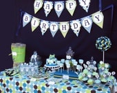 DIY Train Birthday Collection Deluxe PRINTABLE Party Package  Banner Cupcake toppers Invitation more...