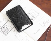Oxford Card Sleeve Wallet Handcrafted Organic German Wool Felt - Made in the USA