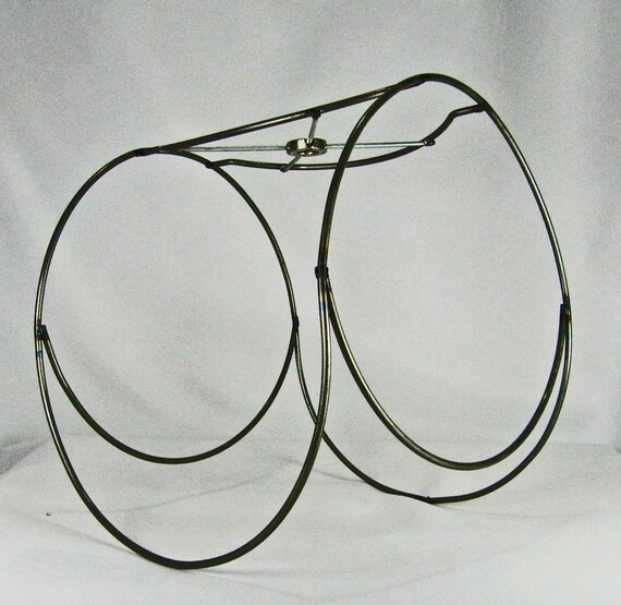 Lamp Shade Frame Victorian Design 8.5 Steel Wire by JudisLamps