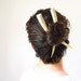 Organic Horn Hair Accessories Carved Deer Antler Ivory Hair Chop Sticks