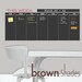 Chalkboard Weekly Planner - FREE Chalk ink pen,  Wall Decal, Wall Chalkboard Decal.