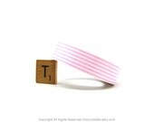 Pink Stripes Fabric Tape (1.5cm x 5m)