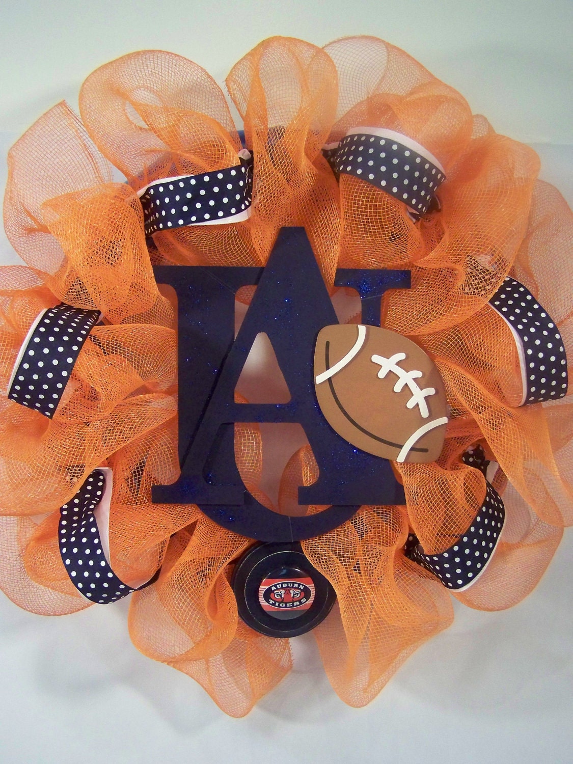 Auburn Tigers mesh wreath