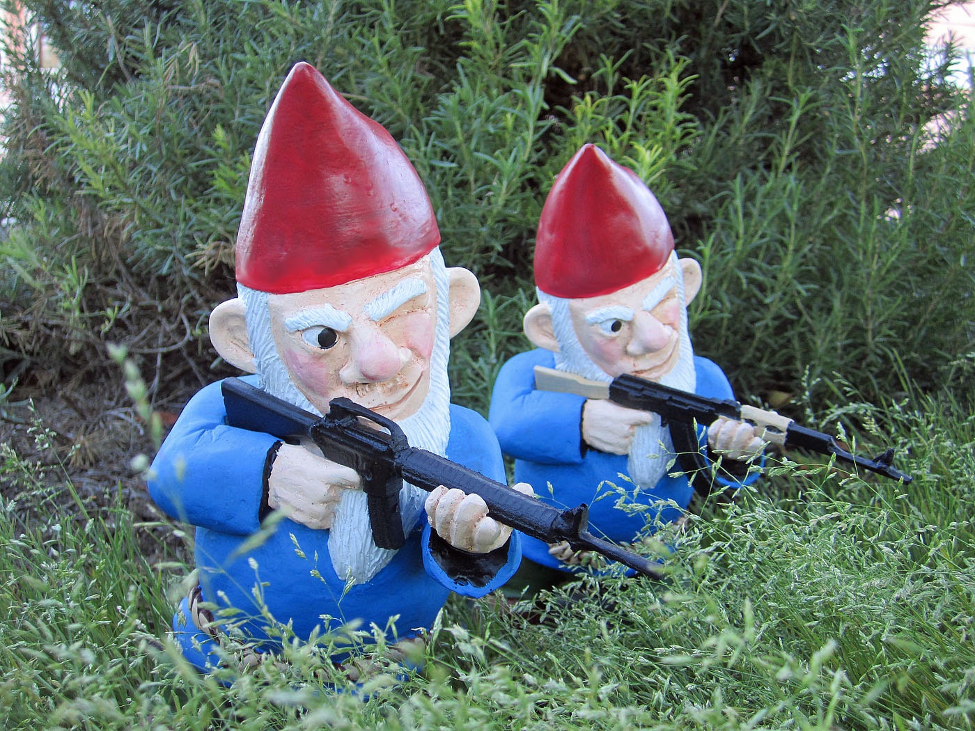 Combat Garden Gnome (in standing position with M-16)