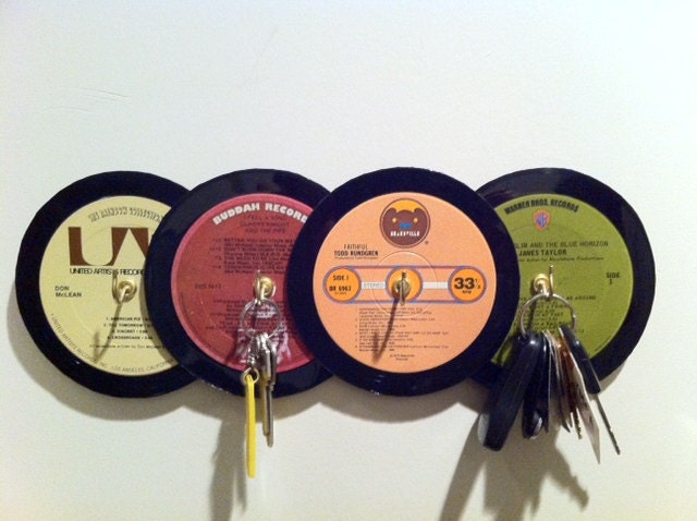 Vinyl Album Key Hook