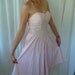 Vintage 70s Pink Gunne Sax Dress - Sweetheart Neckline