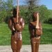 Ninja Chess Piece Wedding Cake Tops Hand carved on etsy   wedding cake toppers