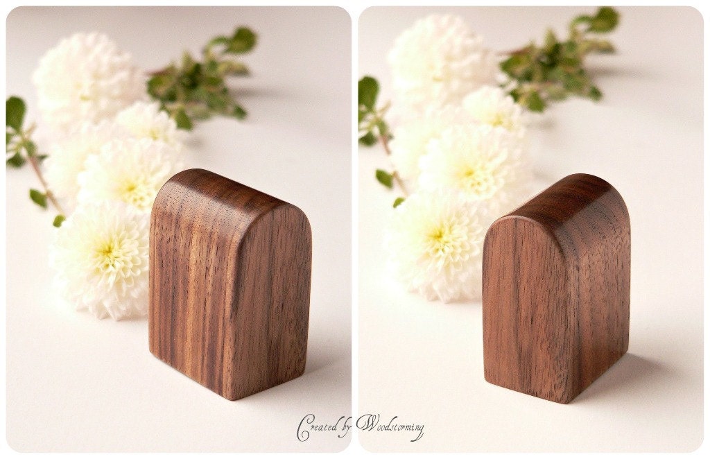 Engagement ring box - original Woodstorming design wooden handmade ring holder - MADE TO ORDER