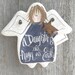 Daughter Salt Dough Angel Hanging Gift Ornament