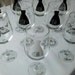 Bridesmaid wine glasses, set of 6 personalized wedding party gift with monogram, Wedding party gift ideas