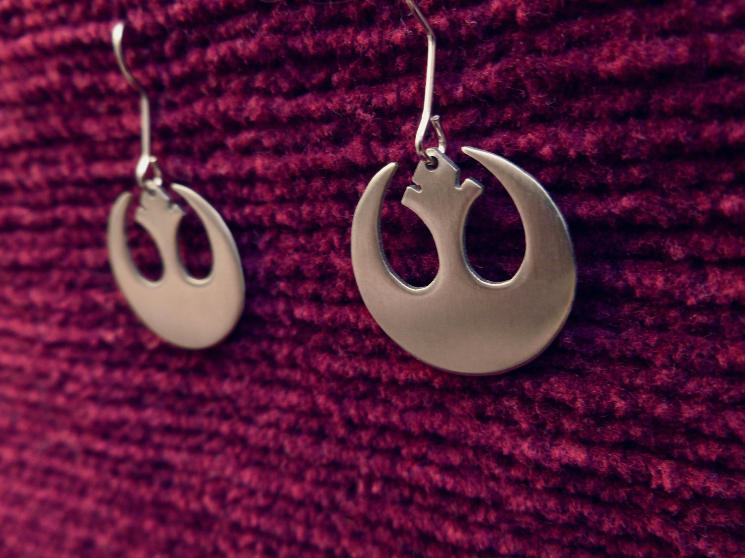 Star Wars Jedi Rebell Alliance Symbol Pendant Earrings Geek Star Wars