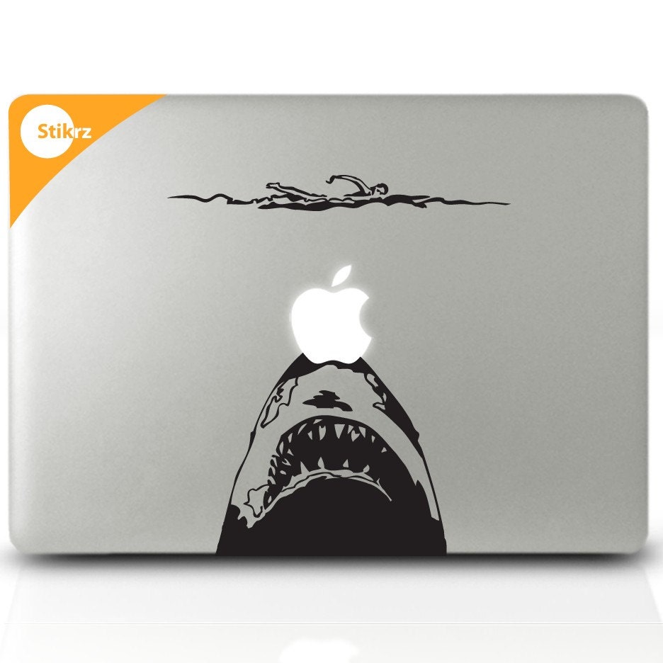 Buy 2 get 1 FREE - Jaws  - Removable Decal Geekery- Decal 33A