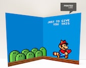 Super Mario Love Printed Card