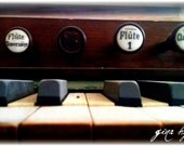 Antique Piano Original Photo Print