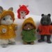 Knitting pattern "Rustic" for Sylvanian & Calico Critters Families, cute kawaii
