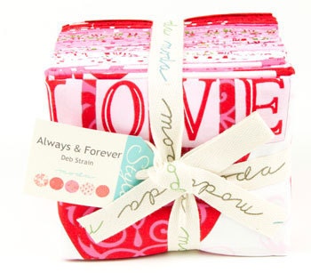 Always & Forever by Deb Strain for Moda - Fat Quarter Bundle 25 Items