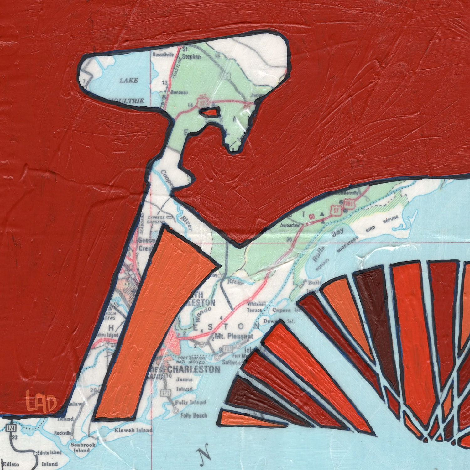 Bike Charleston-South Carolina -cycle-bike-bicycle- archival print