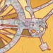 Bicycle art- Bike Raleigh-Durham-Cary---archival print