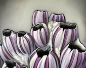 Bevy Of Barnacles Original Oil by Carin Vaughn 16x20