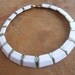 Vintage White Lucite Chocker Necklace