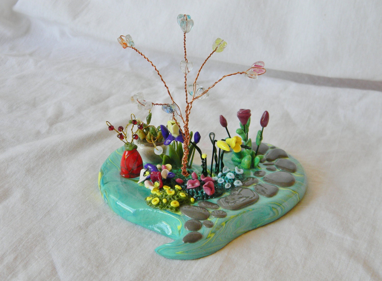 The Garden Of Optimism from my "Every Tree A Soul" series, tree of life,  garden, growth, life