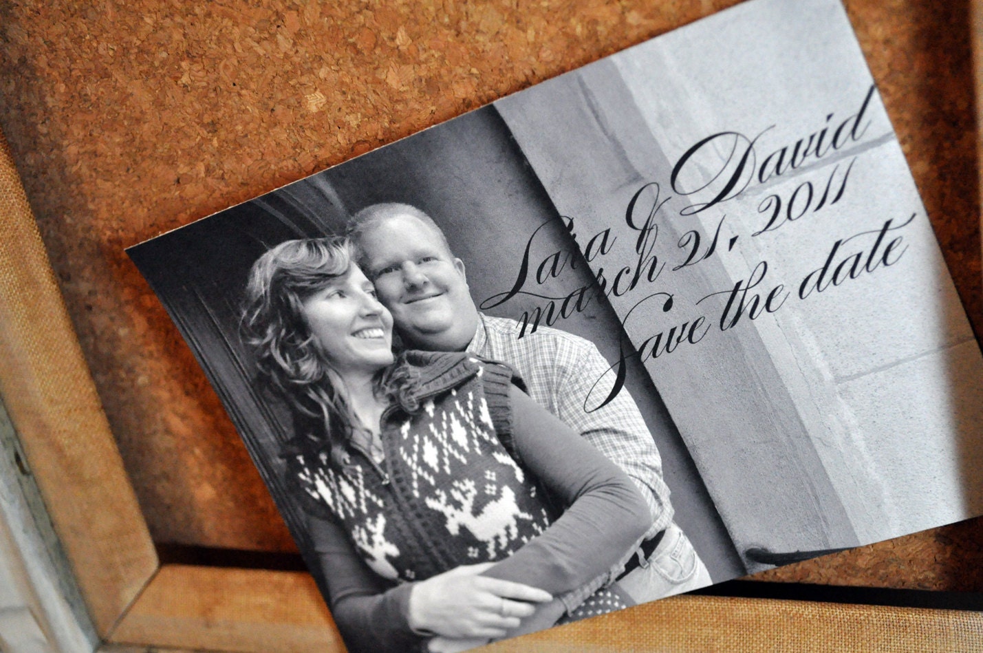 Custom Save the Date Announcement - "I Do" - Digital File