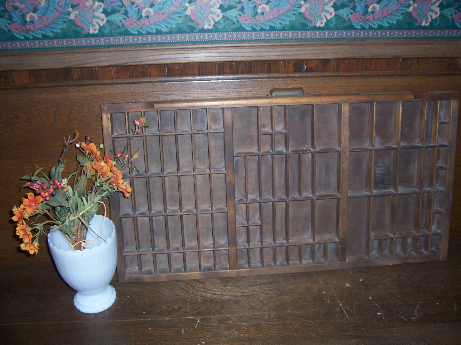 Antique Hamilton Wood Printers Box by CountrySunFlair on Etsy