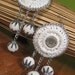White Crocheted Earrings