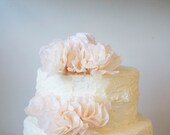 Peach Flower Cake Toppers (50)